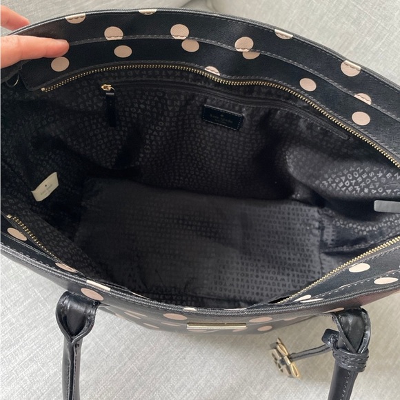 Kate Spade ♠️ Large Leather Dot Tote - Picture 11 of 12